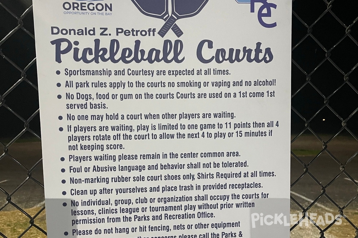 Photo of Pickleball at Donald Z. Petroff pickleball courts